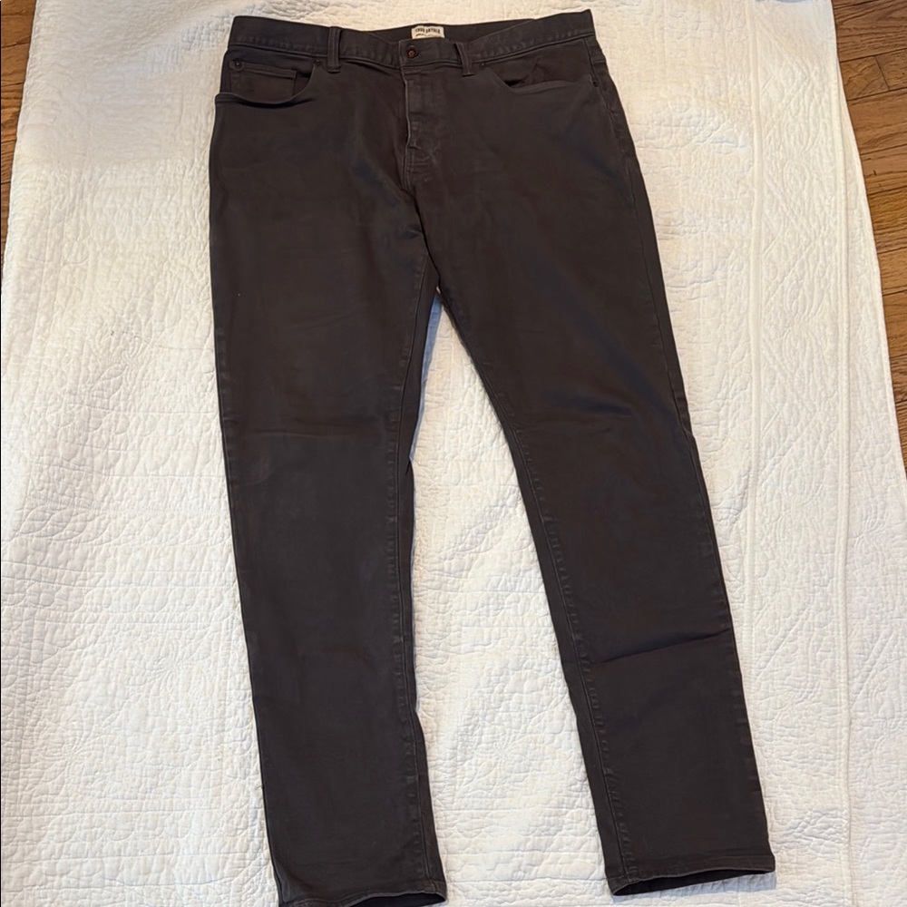 Men's Dark Gray Pants Todd Snyder